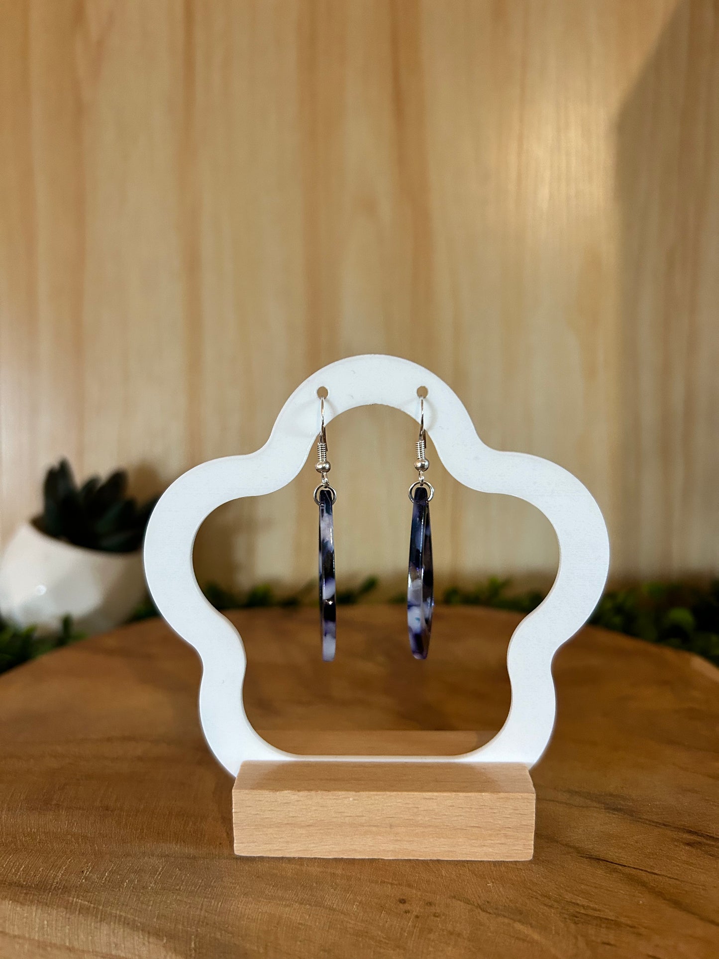 boucle d'oreille Nacre étoilée