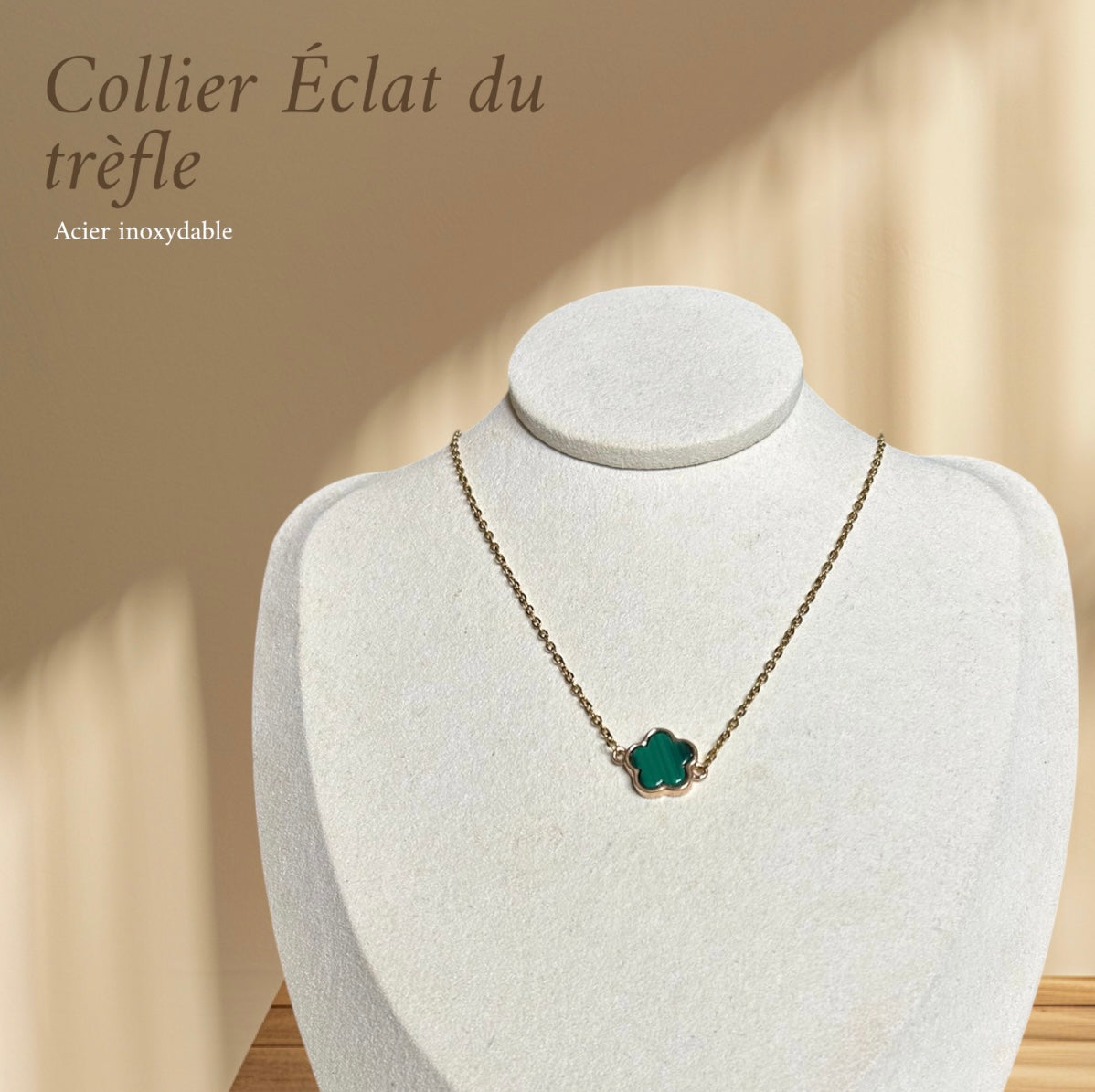 Collier éclat du trèfle
