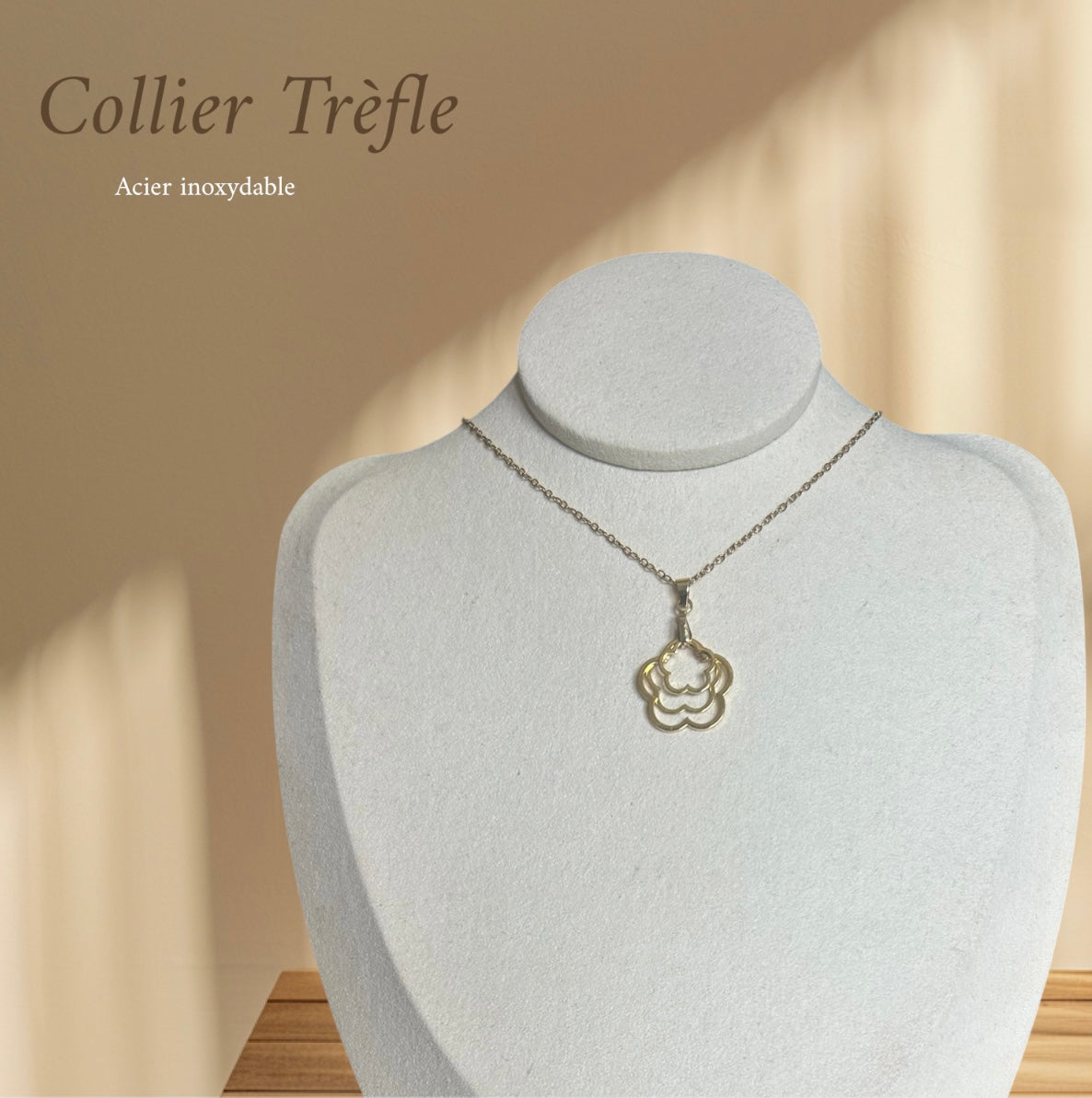 Collier trèfle