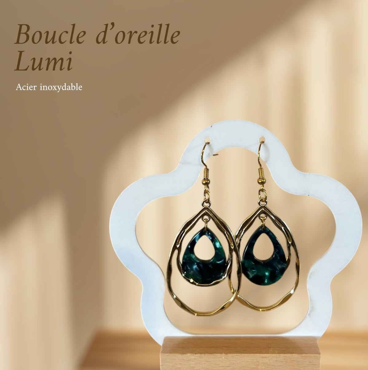 boucle d'oreille Lumi