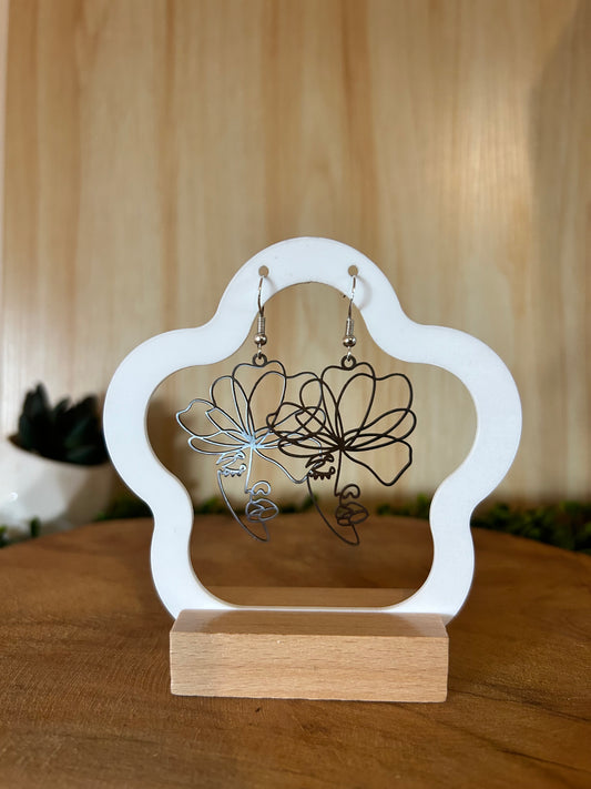 boucle d'oreille Aura fine