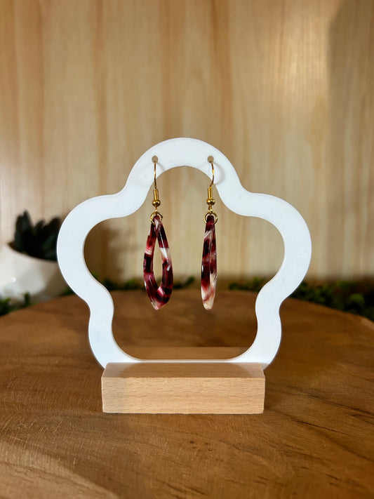 boucle d'oreille Nacre étoilée