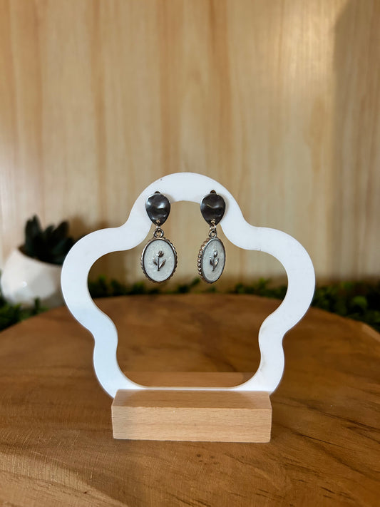 boucle d'oreille Médaillon